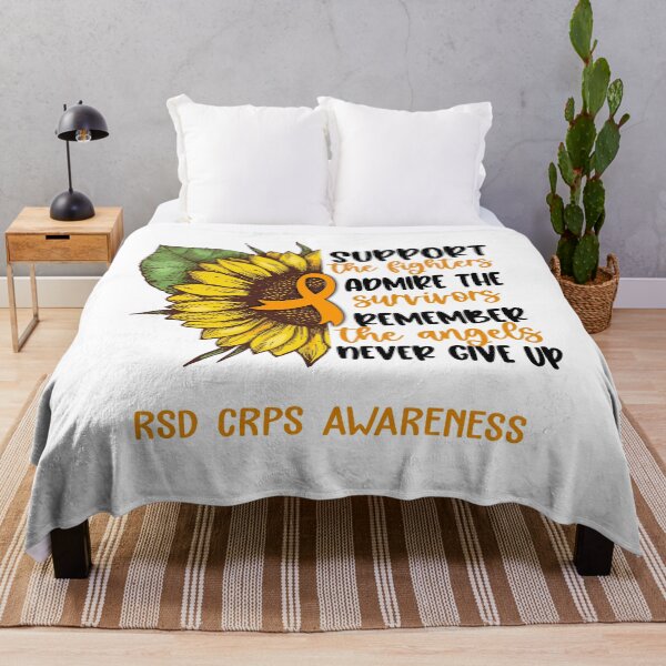 Item preview, RSD CRPS Awareness - Support the Fighters Admire the Survivors Remember the Angels Never Give Up designed and sold by whlrcheryl.