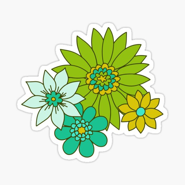 Chicago Retro Sticker - Green – Alice & Wonder