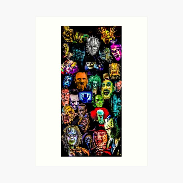 horror collection Art Print