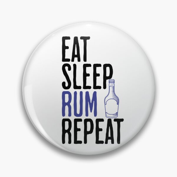 Artikelvorschau, Eat Sleep Rum Repeat - Lustige Rum-Sprüche entworfen und verkauft von AlanPhotoArt.