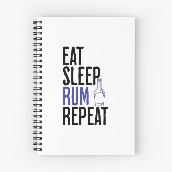 Item preview, Eat Sleep Rum Repeat - Funny Rum Sayings designed and sold by AlanPhotoArt.