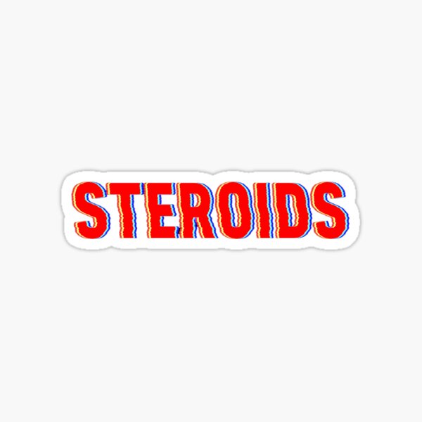 Artikel-Vorschau von Steroide T-Shirt Rot, designt und verkauft von Lewis Marsden.
