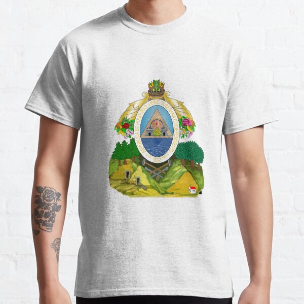 Camiseta de cuello redondo con escudo estándar del Imperio Romano SPQR Imagen Retro personaliz HON Camiseta de cuello redondo con escudo estándar del Imperio Romano SPQR Imagen Retro personaliz HON