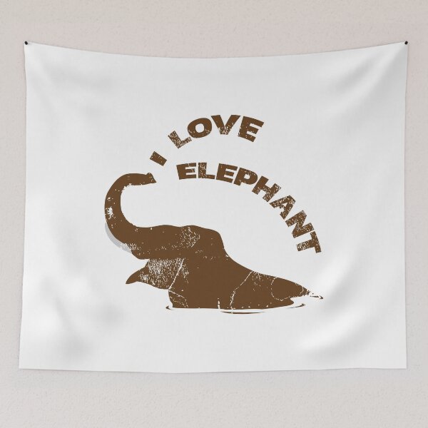 Item preview, I Love Elephant designed and sold by thailerd.