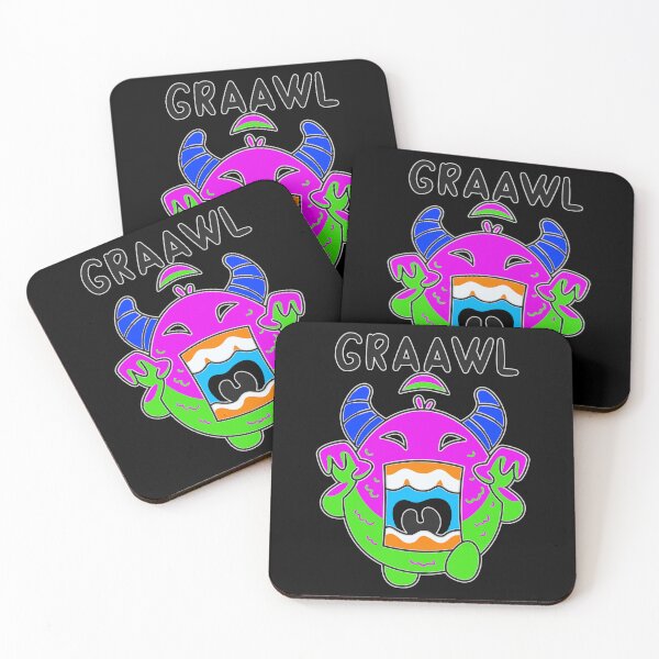 Item preview, growling monsters designed and sold by cutenevil.