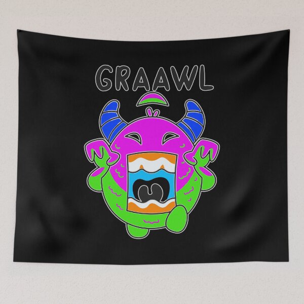 Item preview, growling monsters designed and sold by cutenevil.