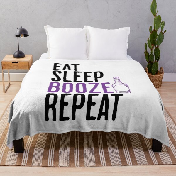 Item preview, Eat Sleep Booze Repeat - Funny Drinking Saying designed and sold by AlanPhotoArt.