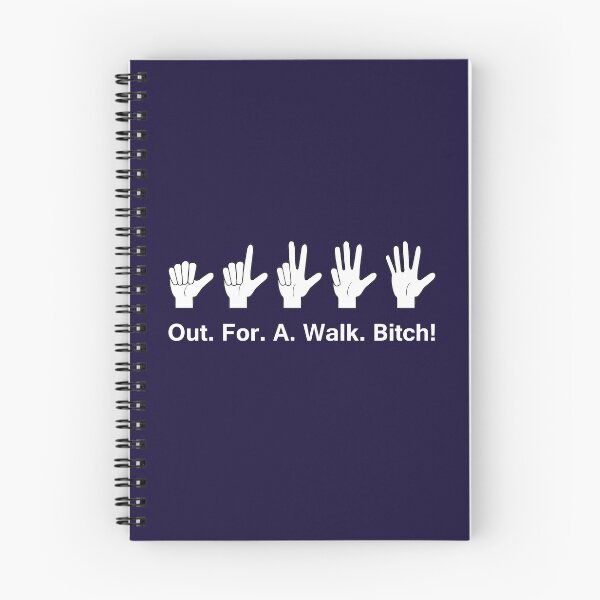 Item preview, Out for a walk, bitch! designed and sold by PlavaLaguna.