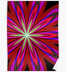 green flower Poster