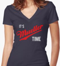 es ist MÜLLER-Zeit Shirt mit V-Ausschnitt