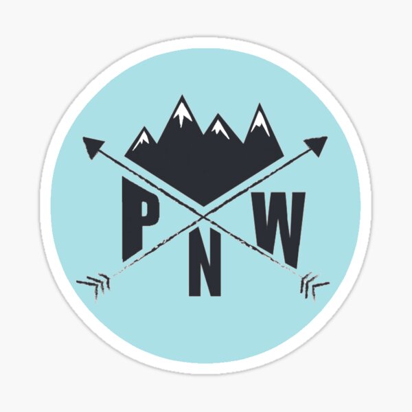 PNW (blue) Sticker