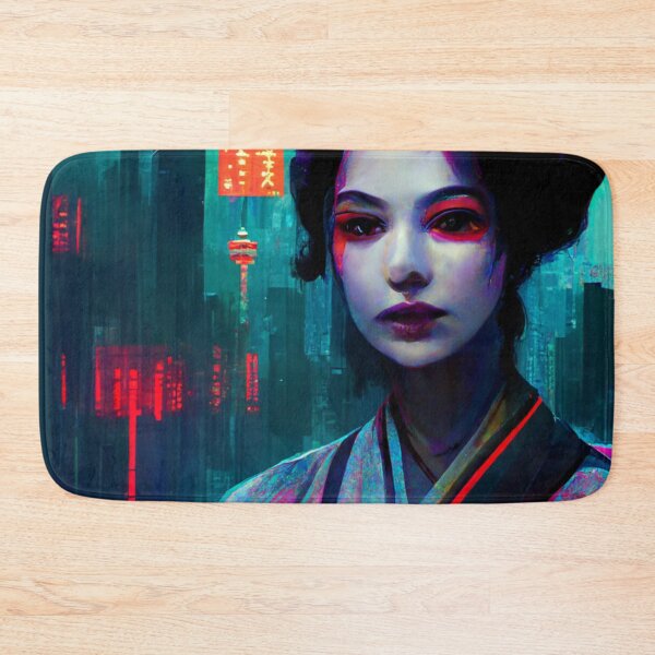 Item preview, A cyberpunk geisha designed and sold by etherElric.