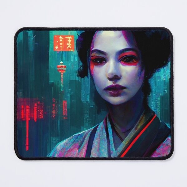 Item preview, A cyberpunk geisha designed and sold by etherElric.