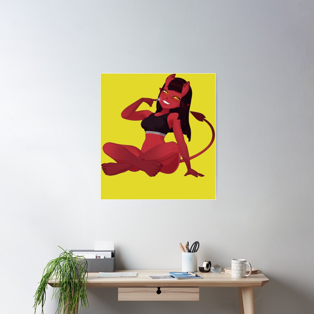 Meru The Succubus cute trendy sticker