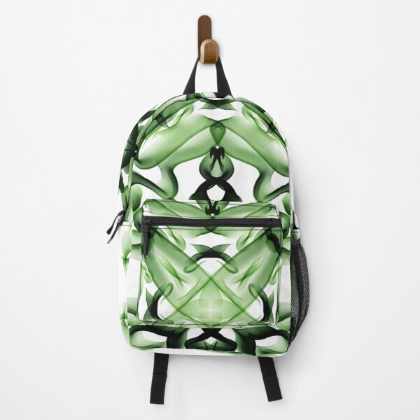 Item preview, Green Ceramic Smoky Style Ornate Glow Pattern Rainforest Abstract designed and sold by ArticLotusShop.