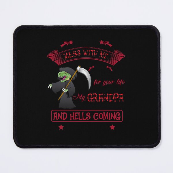Item preview, If you mess with me you better run for your life vintage funny gift idea grandma designed and sold by elizabethdawnn.