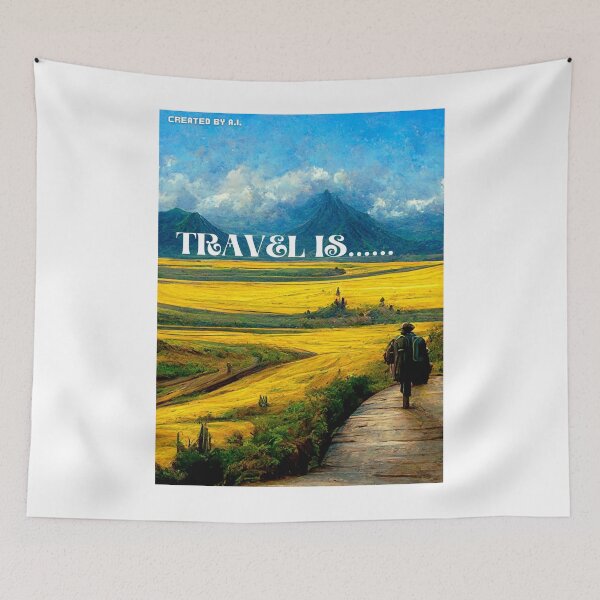 Item preview, Travel Is -  Created by AI designed and sold by Created-by-AI.