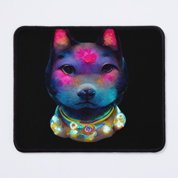 Item preview, Gfab Bfab Gen Ai FFab Shiba Inu Face with Jewelry Design/Art designed and sold by Surrealtrends.