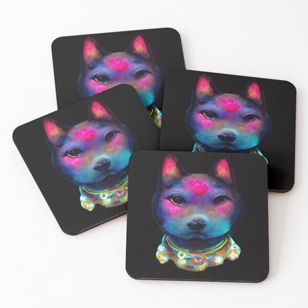 Item preview, Gfab Bfab Gen Ai FFab Shiba inu Face with Jewelry Design/Art designed and sold by Surrealtrends.