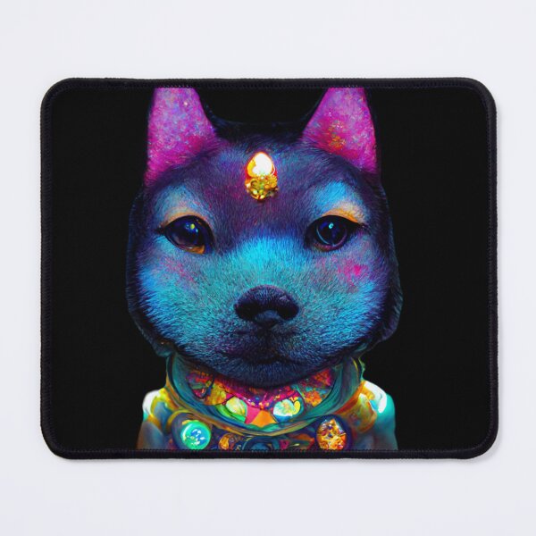 Item preview, Gfab Bfab Gen Ai FFab Shiba Inu Face with Jewelry Design/Art designed and sold by Surrealtrends.