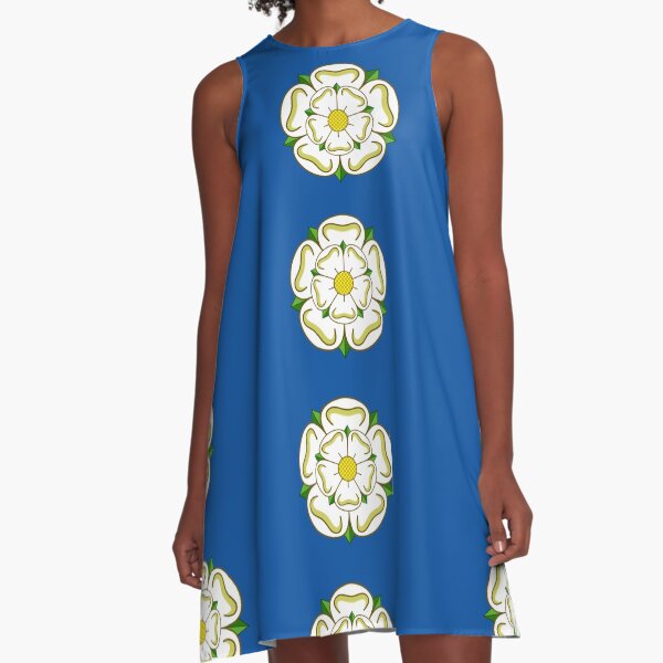 Yorkshire Flag, UK A-Line Dress