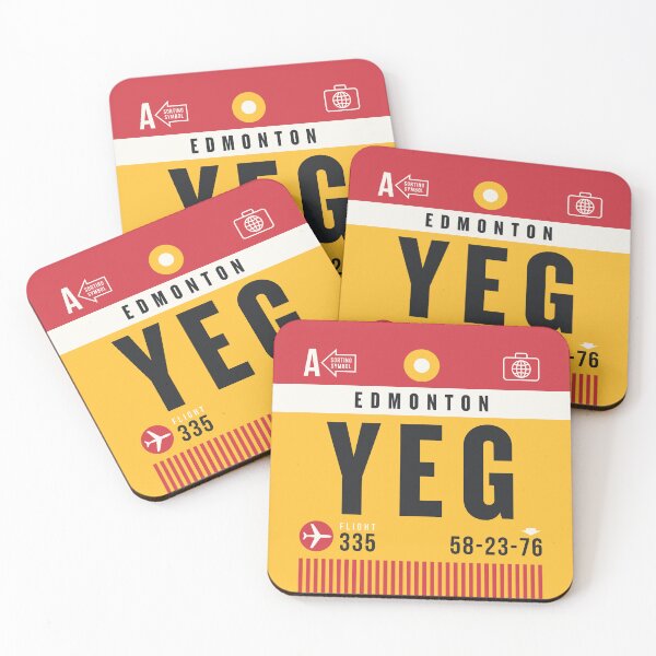 Item preview, Luggage Tag A - YEG Edmonton Canada designed and sold by VoodooCircus.