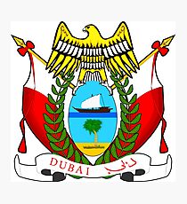 Dubai Coat of Arms Photographic Print