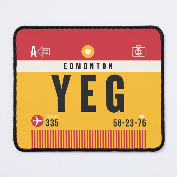 Item preview, Luggage Tag A - YEG Edmonton Canada designed and sold by VoodooCircus.