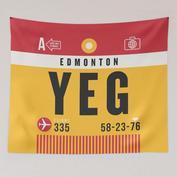 Item preview, Luggage Tag A - YEG Edmonton Canada designed and sold by VoodooCircus.