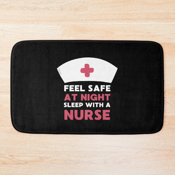 Item preview, Feel Safe At Night Sleep With A Nurse | Funny Nurse Design designed and sold by appareltolove.