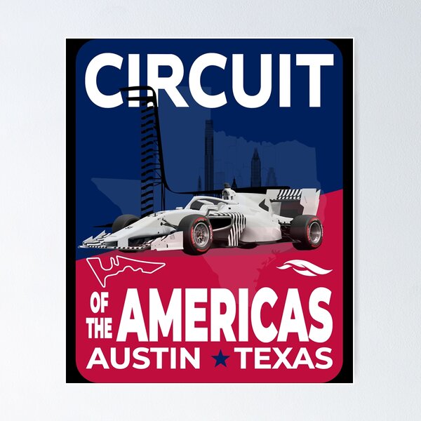 Item preview, Austin Circuit Formula Racing Car United States Grand Prix designed and sold by GiuliaMichiels.
