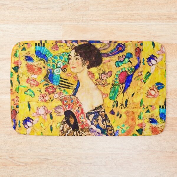Item preview, Lady with Fan, 1918 by Gustav Klimt (digitally enhanced by Watermark NZ Press) designed and sold by CristalleLisa.