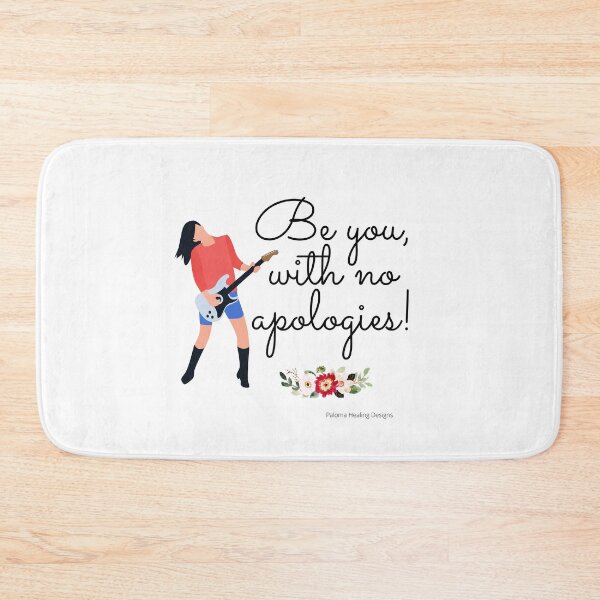 Item preview, Be you, with no apologies guitar girl slogan designed and sold by PalomaHealing24.