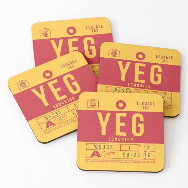 Item preview, Luggage Tag B - YEG Edmonton Canada designed and sold by VoodooCircus.