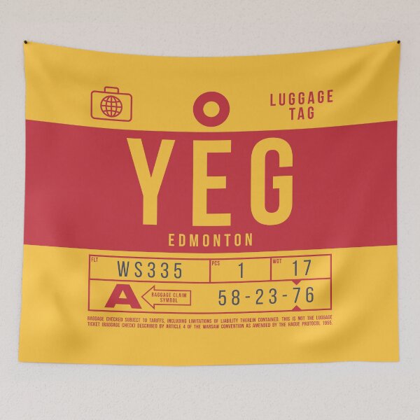 Item preview, Luggage Tag B - YEG Edmonton Canada designed and sold by VoodooCircus.