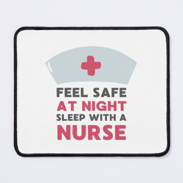 Item preview, Feel Safe At Night Sleep With A Nurse | Funny Nurse Design designed and sold by appareltolove.