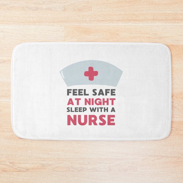 Item preview, Feel Safe At Night Sleep With A Nurse | Funny Nurse Design designed and sold by appareltolove.