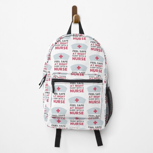 Item preview, Feel Safe At Night Sleep With A Nurse | Funny Nurse Design designed and sold by appareltolove.