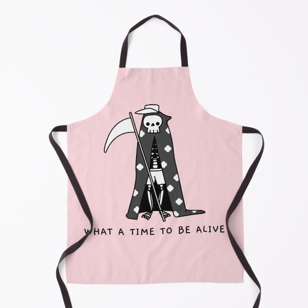 Item preview, What a time to be alive, reaper in an anorak. designed and sold by KonichiwaCutie.