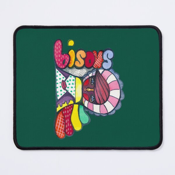 Item preview, Bisous means Kisses, African American girl, street art, Kosharek art, girl boss designed and sold by BerniceMatildaz.