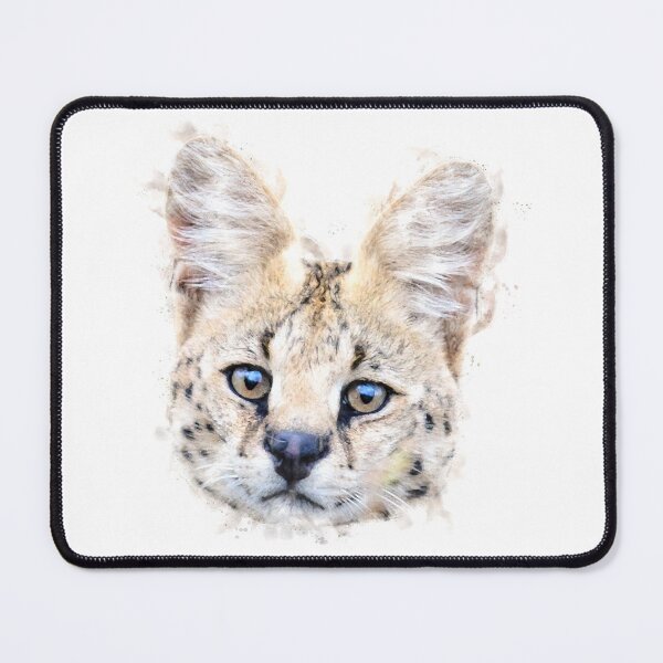 Item preview, Serval Watercolour Artwork designed and sold by Typeglyphs.