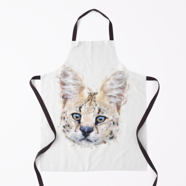 Item preview, Serval Watercolour Artwork designed and sold by Typeglyphs.