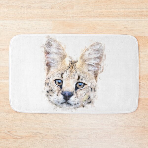 Item preview, Serval Watercolour Artwork designed and sold by Typeglyphs.