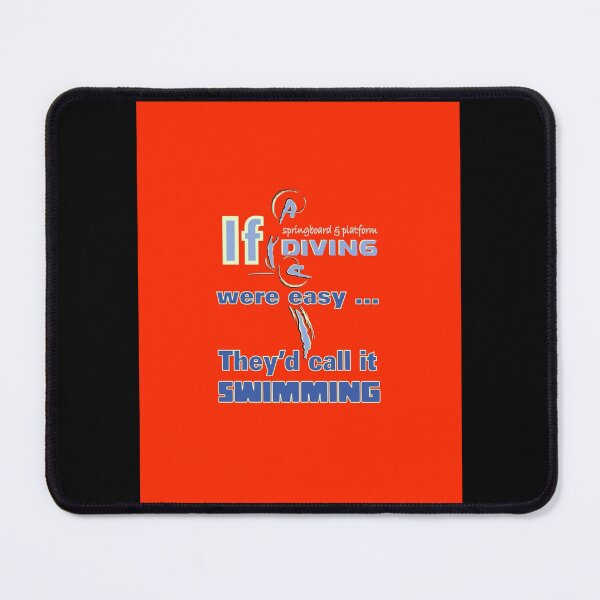 Item preview, If Springboard And Platform Diving Were Easythey'd Call It Swimming Graphic T-Shirt designed and sold by marisannogm.