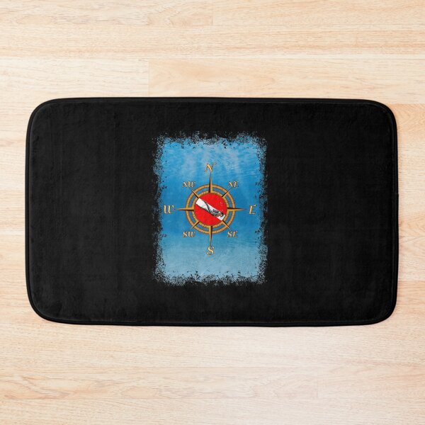 Item preview, SCUBA DIVE DIVER COMPASS DIVE FLAG designed and sold by sobriowslen.