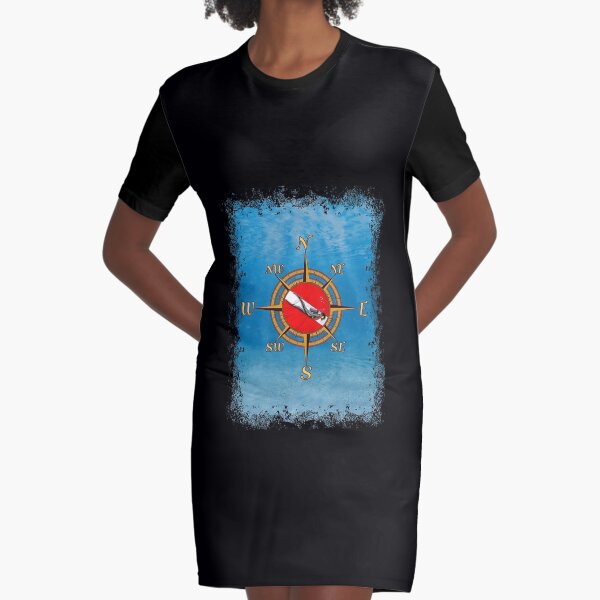 Item preview, SCUBA DIVE DIVER COMPASS DIVE FLAG designed and sold by sobriowslen.