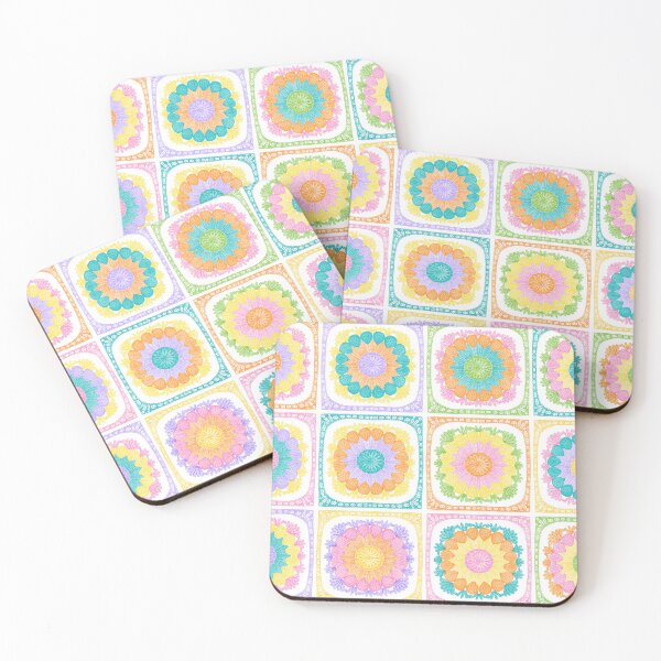 Item preview, Retro Crochet Squares designed and sold by KConfetti.