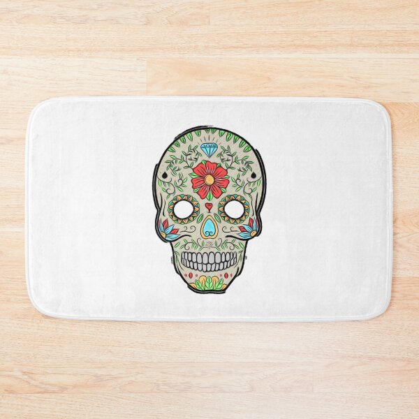 Item preview, Sugar skull sketch digital art diamond designed and sold by eNVy Co.