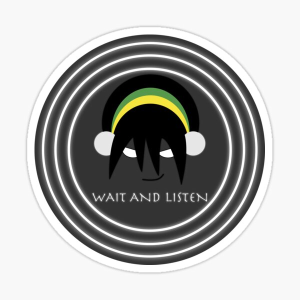 Item preview, Wait and Listen Toph  designed and sold by landonsaidden.