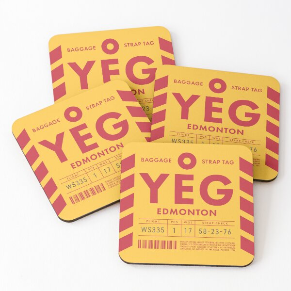 Item preview, Luggage Tag D - YEG Edmonton Canada designed and sold by VoodooCircus.
